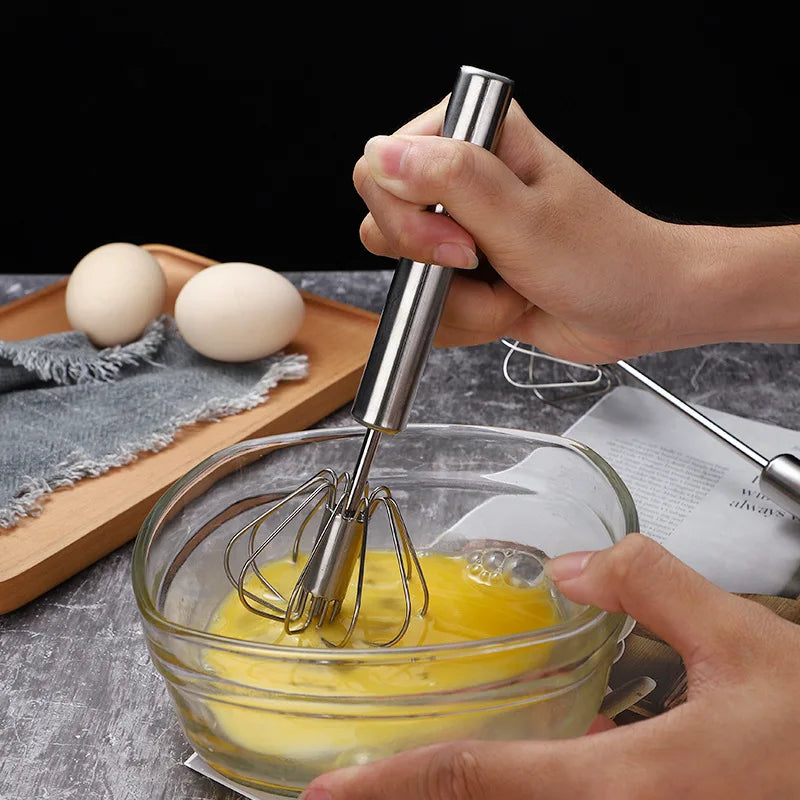 Stainless Steel Semi-Automatic Whisk